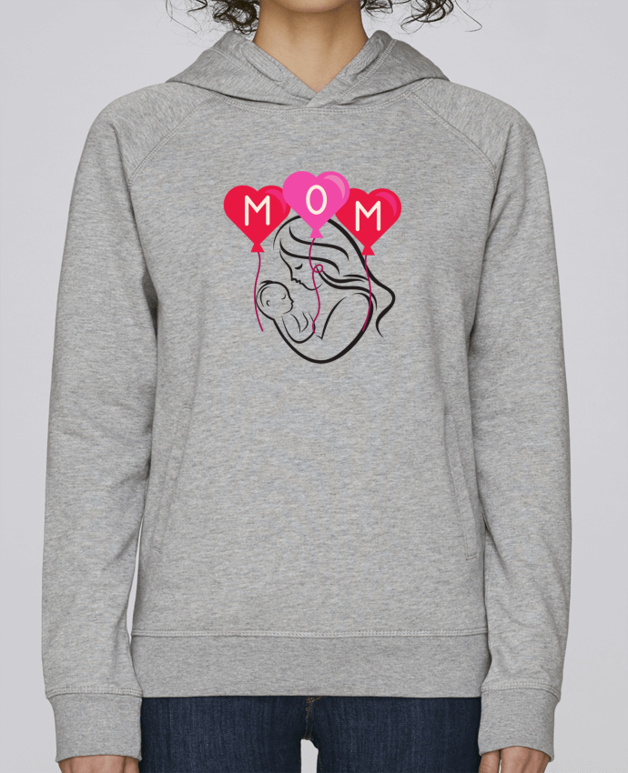 Sweat capuche femme maman par ayadesigne