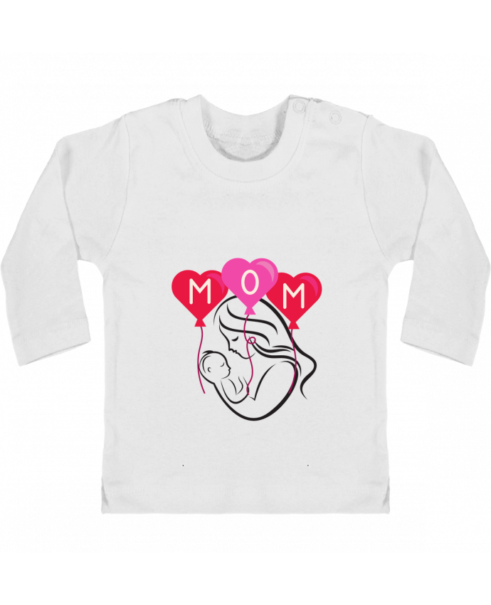 T-shirt bébé maman manches longues du designer ayadesigne