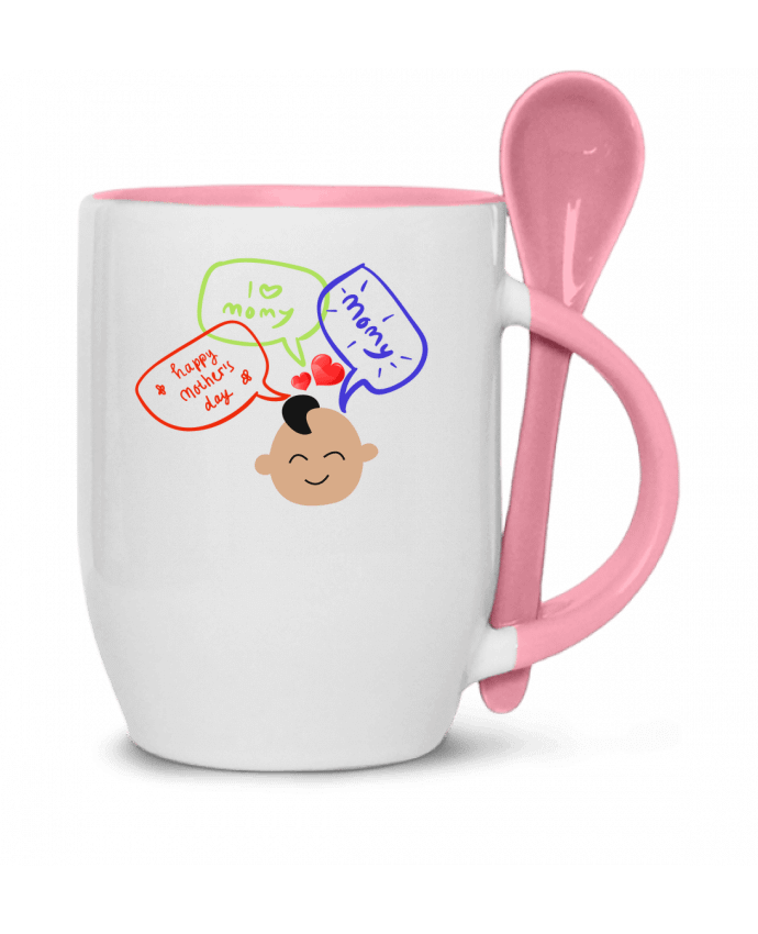  Tasse cuillère maman  love y par ayadesigne