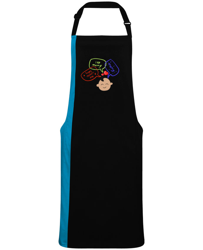 Tablier bicolore maman  love y par  ayadesigne