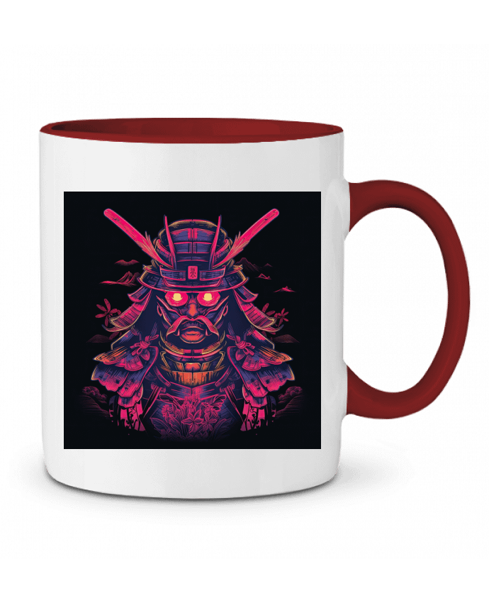 Mug bicolore Vector Pink Samurai Jaspion