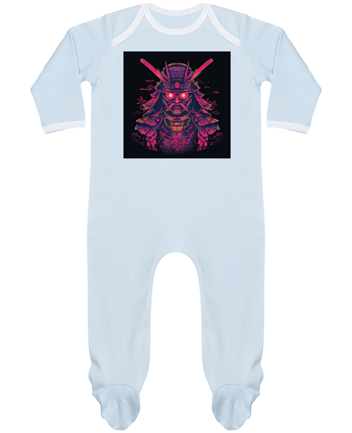 Body Pyjama Bébé Vector Pink Samurai par Jaspion