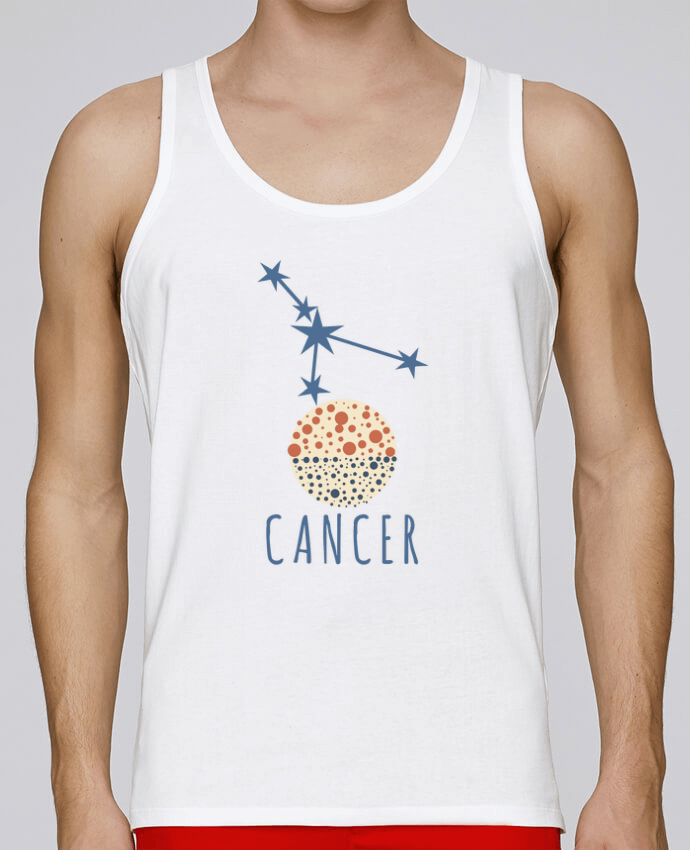 Débardeur homme Cancer par Les Caprices de Filles 100% coton bio