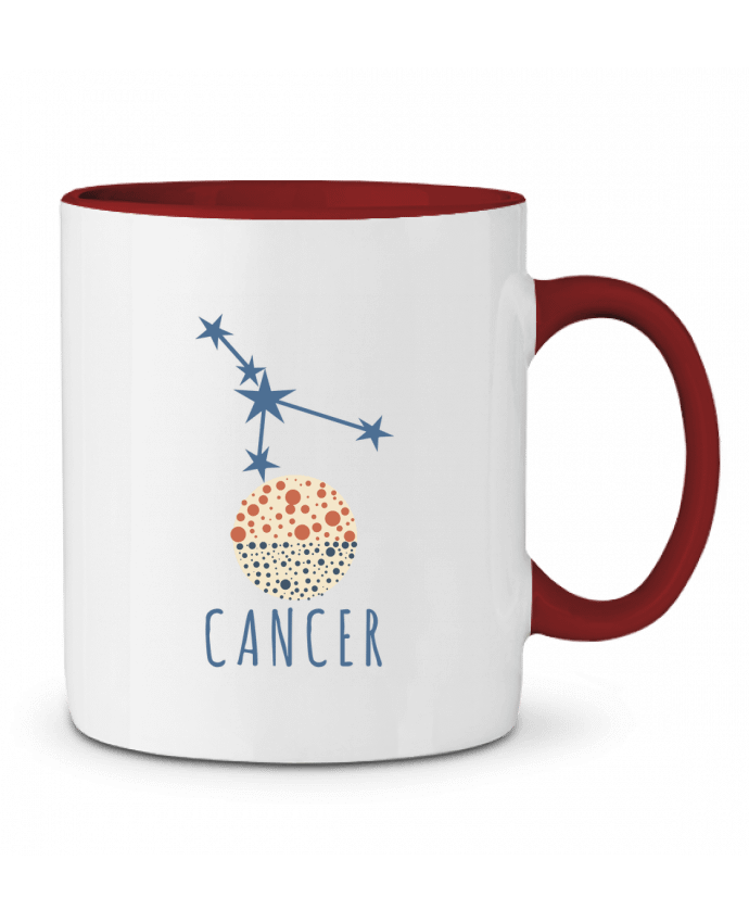 Mug bicolore Cancer Les Caprices de Filles
