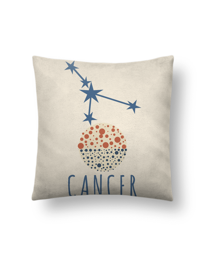 Coussin suédine Cancer par Les Caprices de Filles