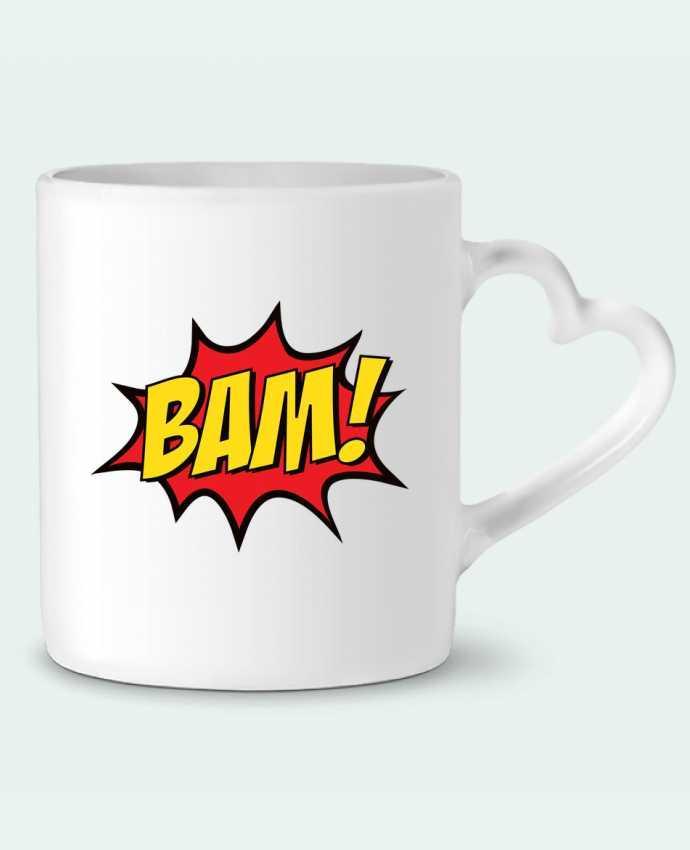 Mug coeur BAM ! par Freeyourshirt.com