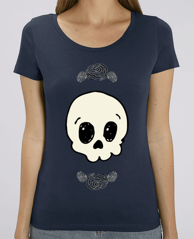 T-shirt Femme Cute Little Skull par Lisa D Graphiste