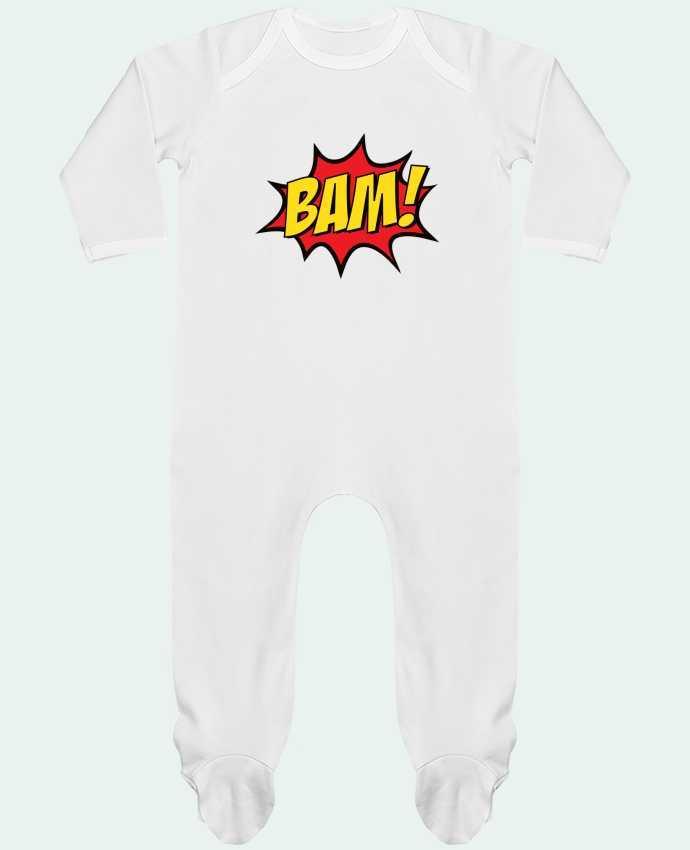 Baby Sleeper long sleeves Contrast BAM ! by Freeyourshirt.com