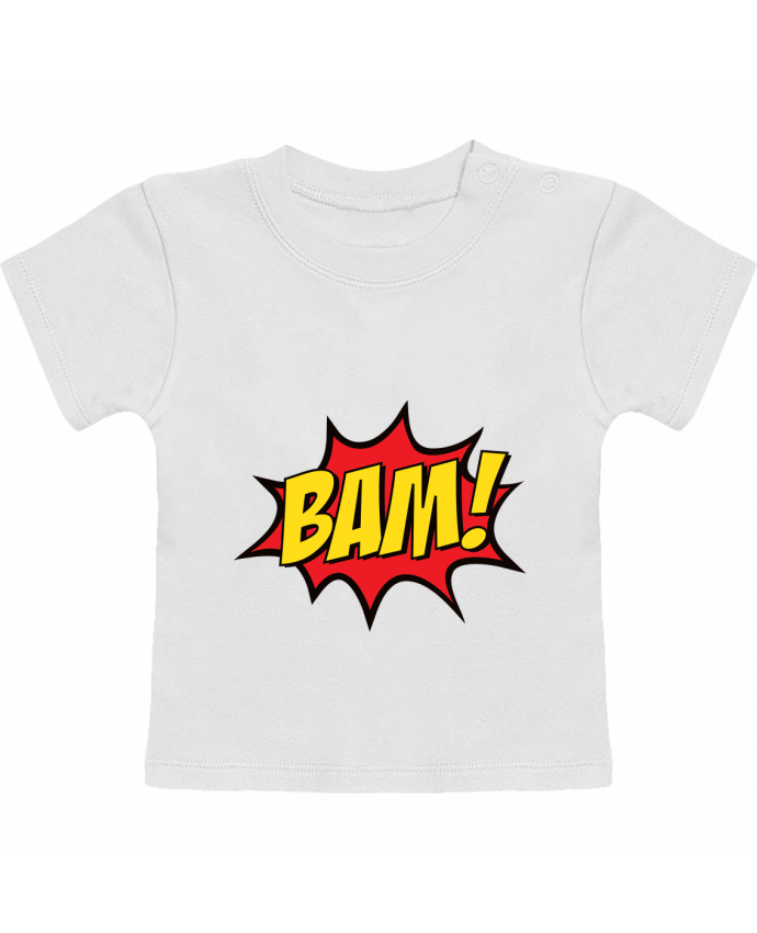 T-shirt bébé BAM ! manches courtes du designer Freeyourshirt.com
