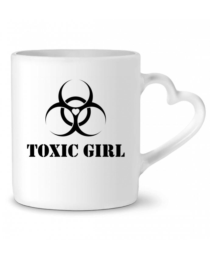 Mug coeur Toxic Girl par Lamouchenoire