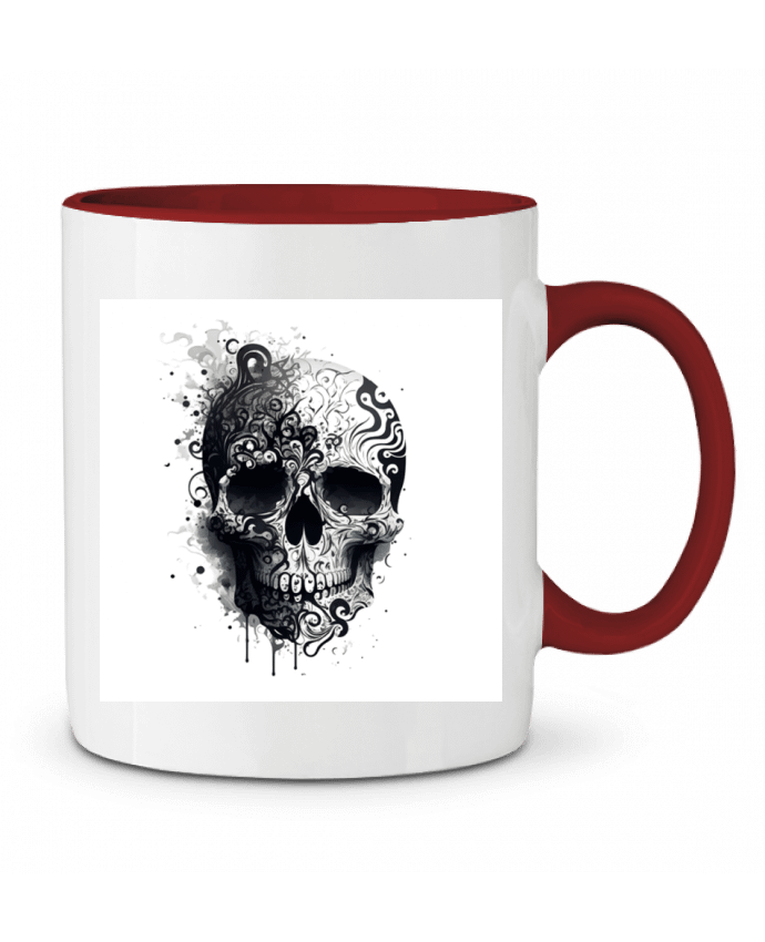 Mug bicolore Skull Art Kraazy