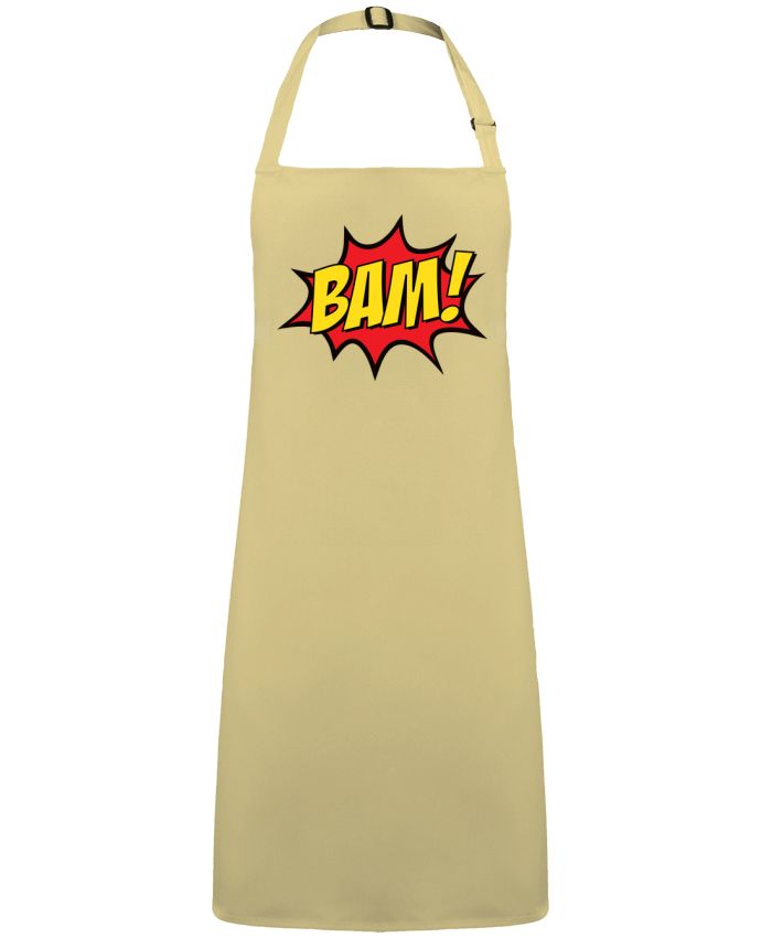 Delantal Sin Bolsillo BAM ! por  Freeyourshirt.com