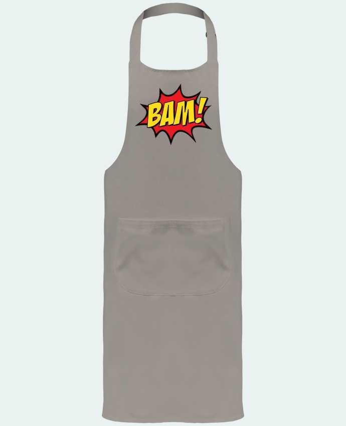 Garden or Sommelier Apron with Pocket BAM ! by Freeyourshirt.com
