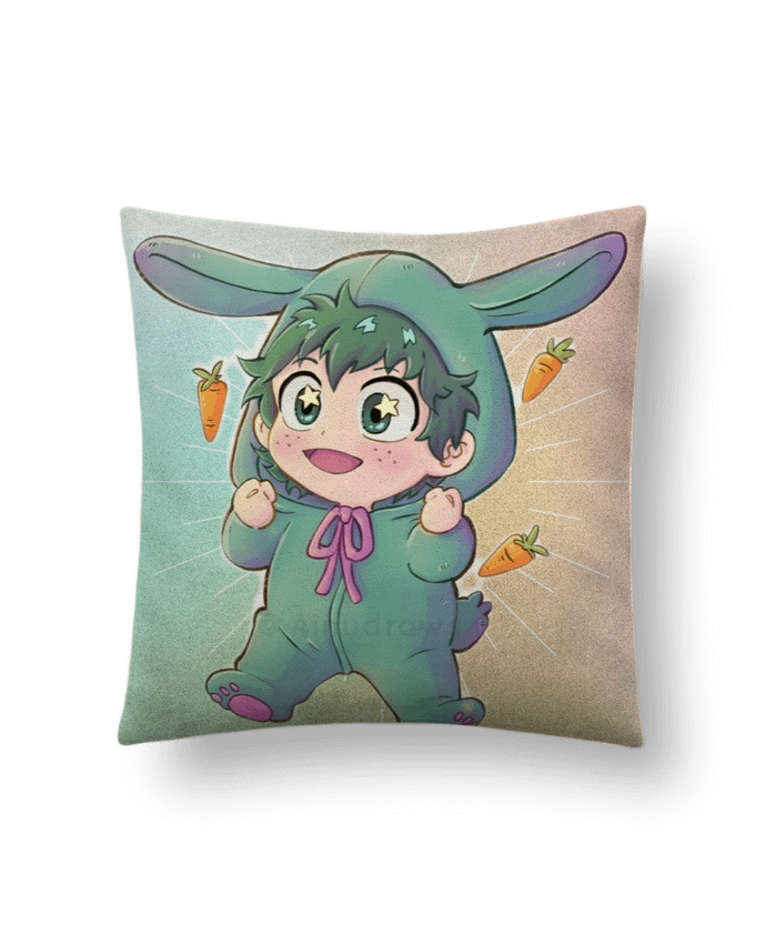 Coussin suédine Baby deku par Anylz