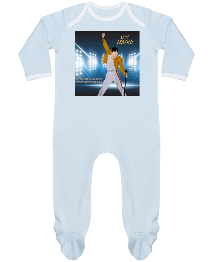 Body Pyjama Bébé Freddie Mercury par mscaglione
