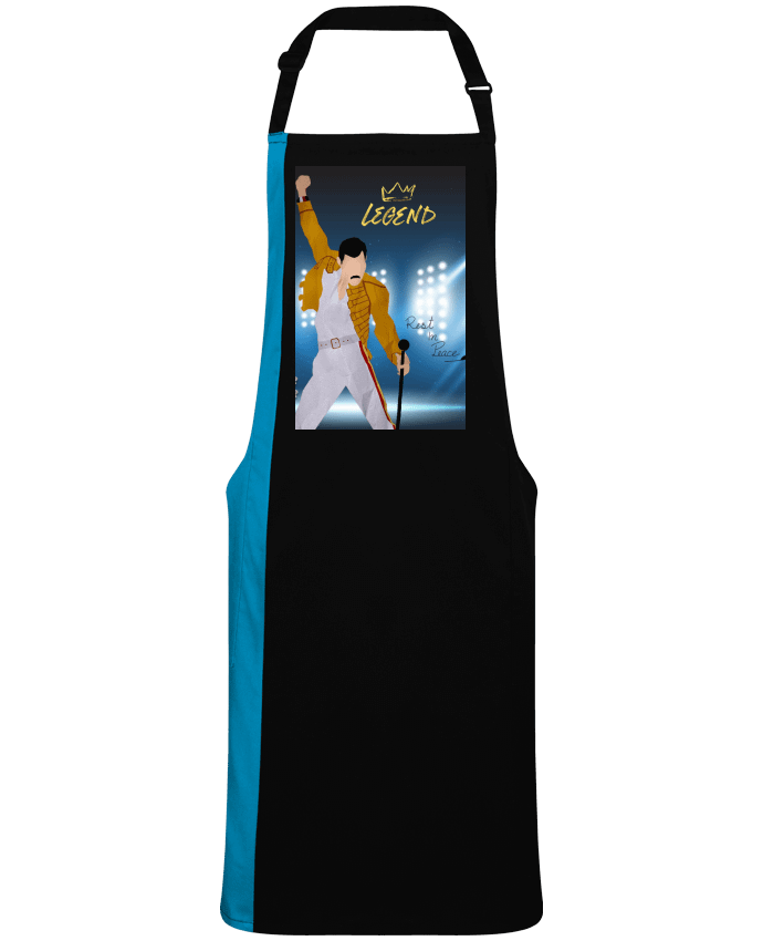 Tablier bicolore Freddie Mercury par  mscaglione
