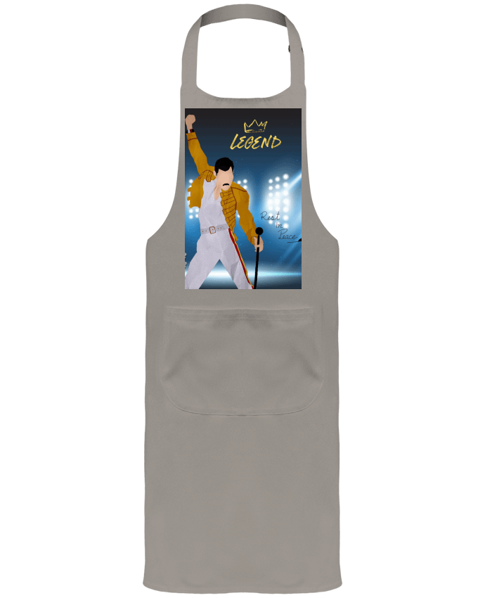 Tablier avec poches Freddie Mercury par mscaglione