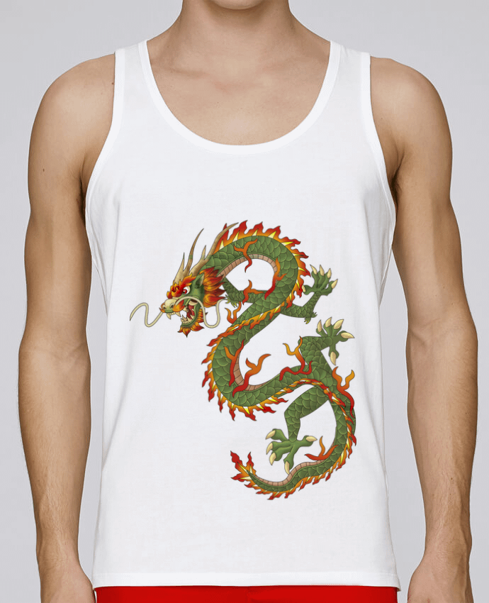 Débardeur homme Dragon par mscaglione 100% coton bio