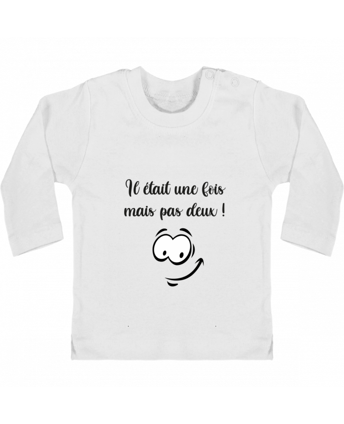 T-shirt bébé Une fois mais pas deux manches longues du designer Caelina