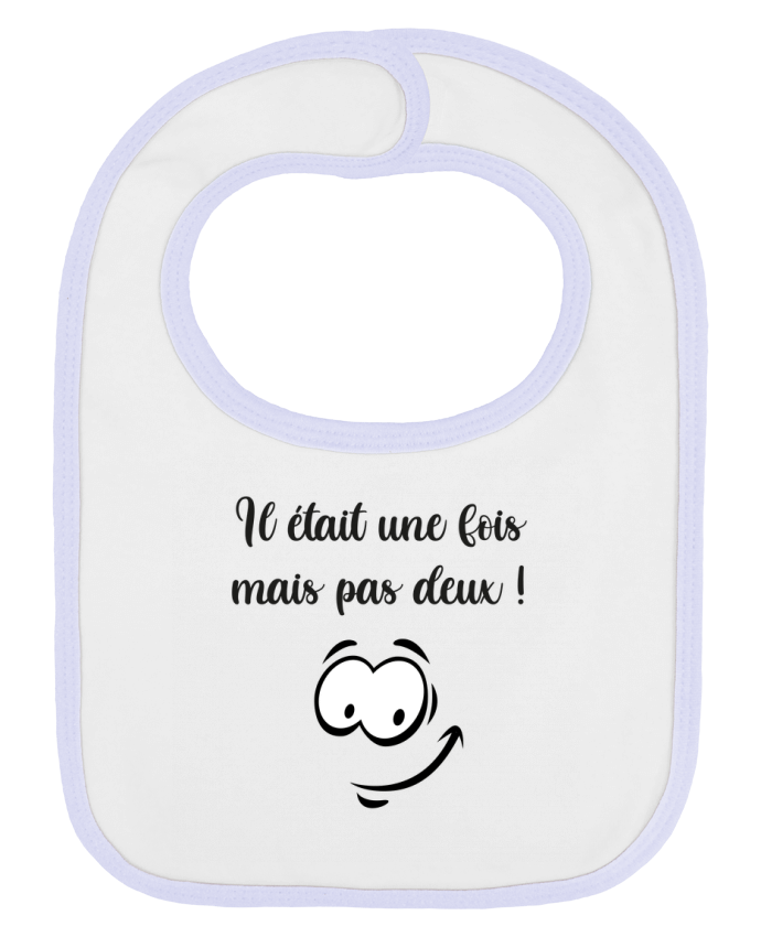 Bavoir bébé uni Une fois mais pas deux par Caelina