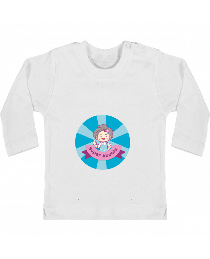 T-shirt bébé Super abuela manches longues du designer Angesalda