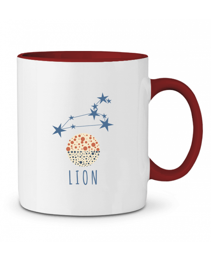 Mug bicolore LION Les Caprices de Filles