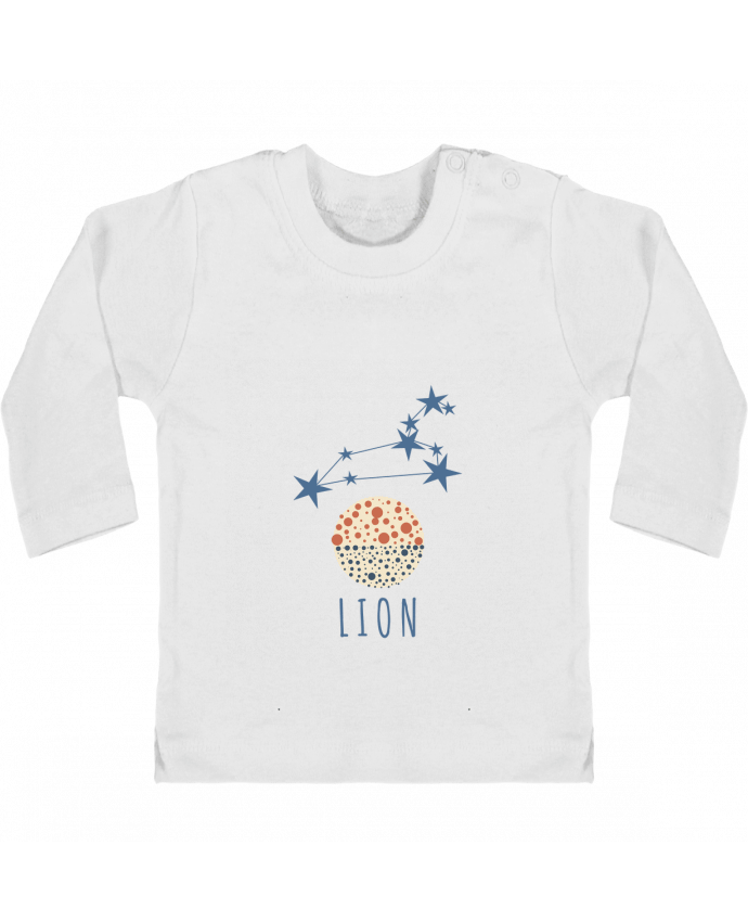 T-shirt bébé LION manches longues du designer Les Caprices de Filles