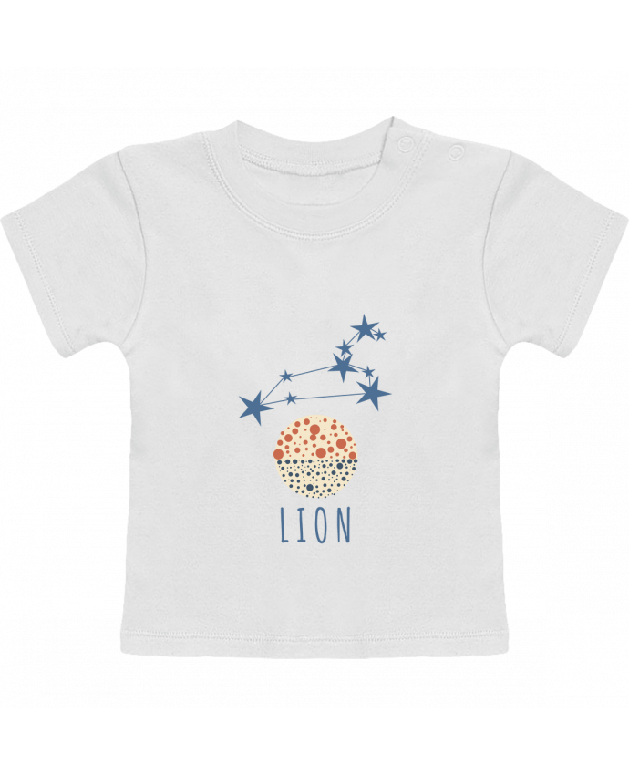 T-shirt bébé LION manches courtes du designer Les Caprices de Filles