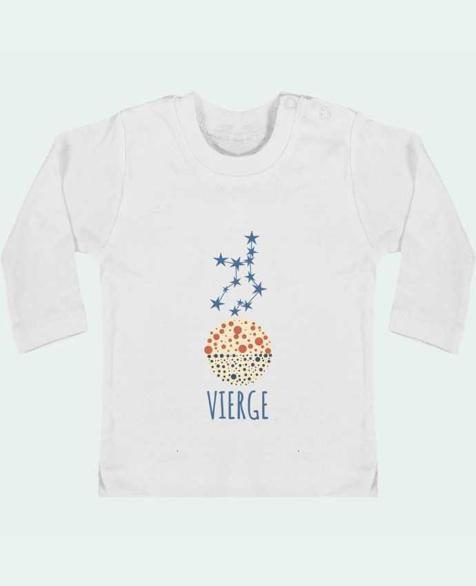 T-shirt bébé VIERGE manches longues du designer Les Caprices de Filles