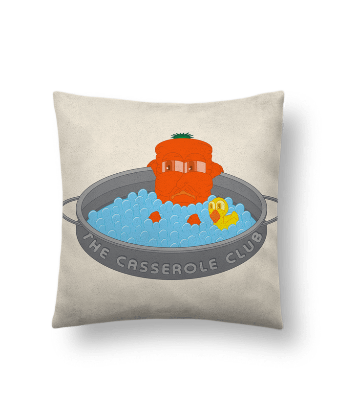 Coussin suédine CLUB par Santiaguen