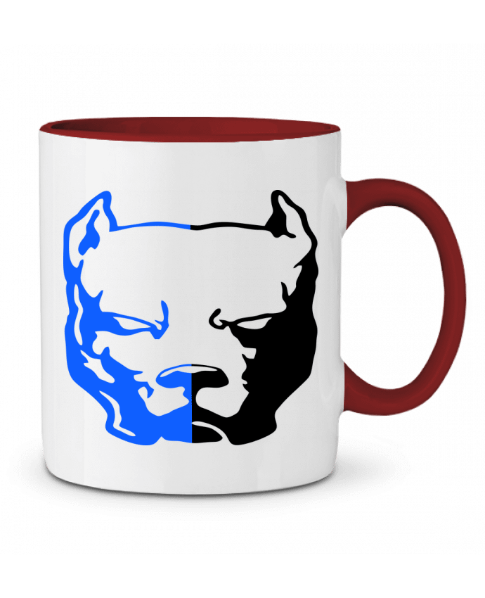 Mug bicolore pitbull 2 colores Ferreirp