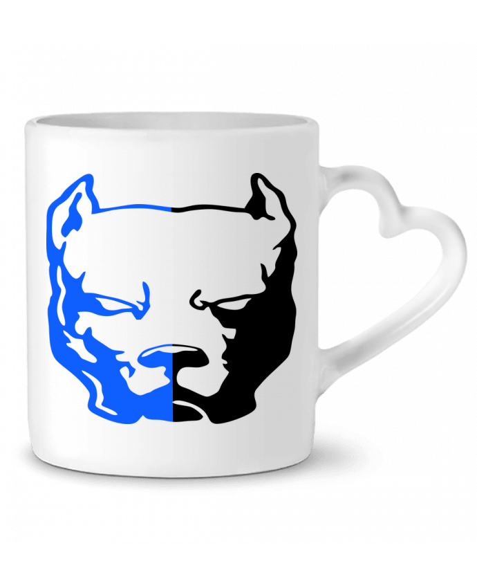 Mug coeur pitbull 2 colores par Ferreirp