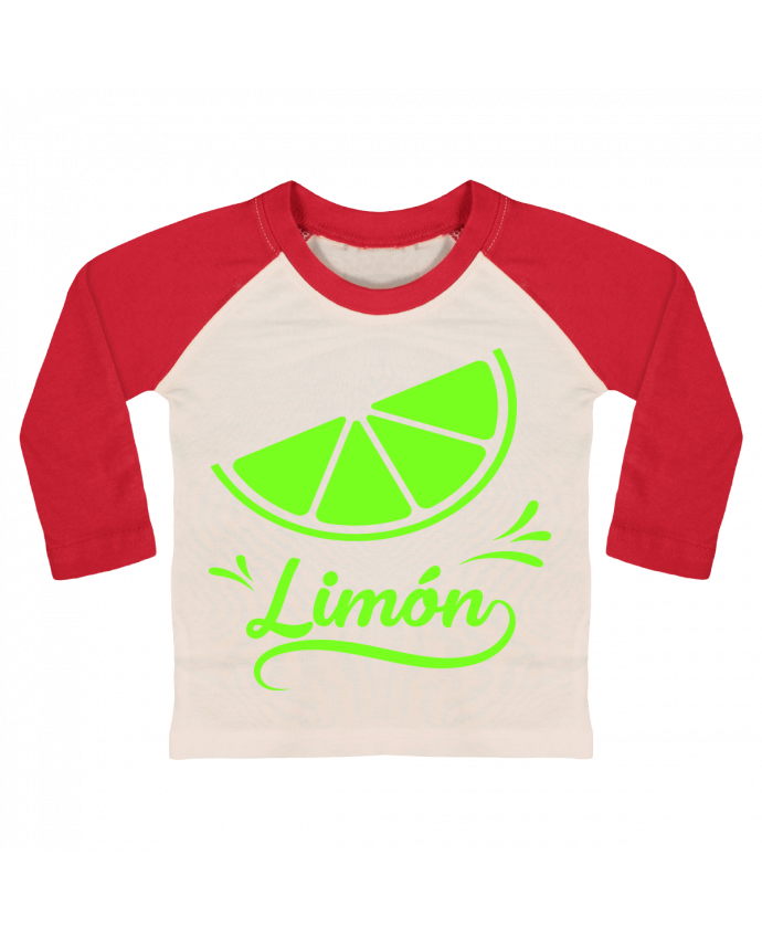 Tee-shirt Bébé Baseball ML Limon par Ferreirp