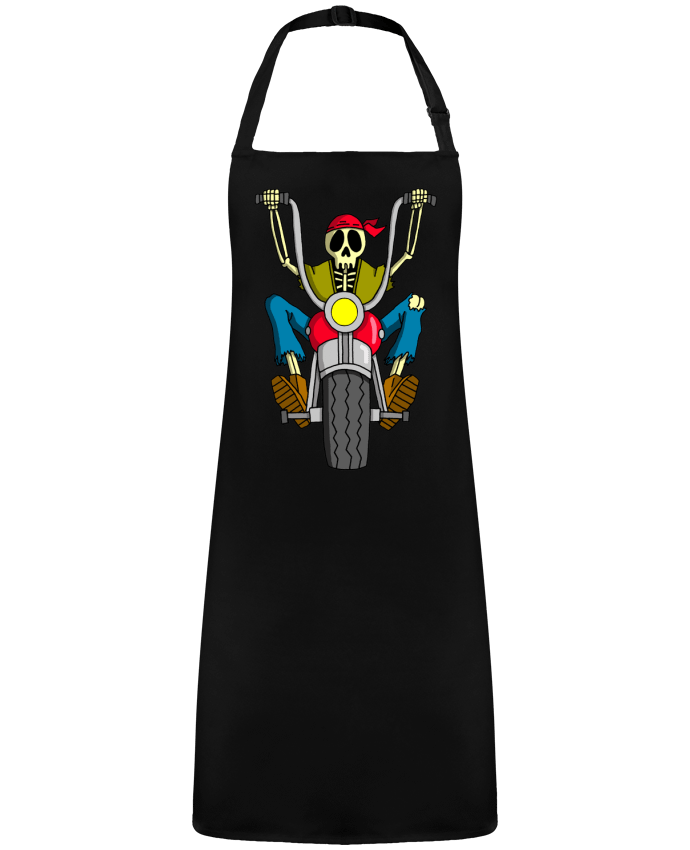 Tablier Squelette motard par  LAGUENY