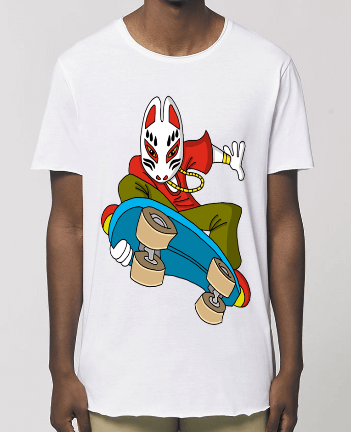 Tee-shirt Homme Renard étrange en skateboard Par  LAGUENY