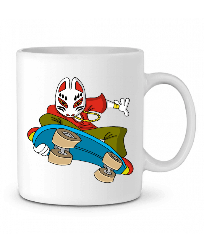 Mug  Renard étrange en skateboard par LAGUENY