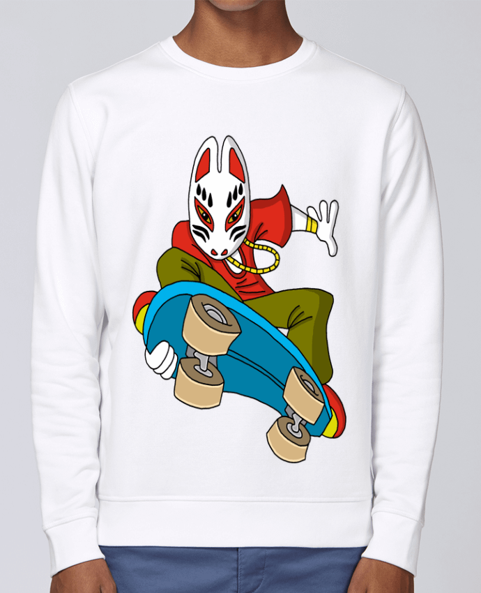 Sweatshirt Renard étrange en skateboard par LAGUENY