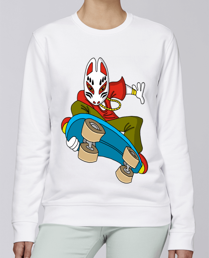 Sweatshirt Renard étrange en skateboard par LAGUENY