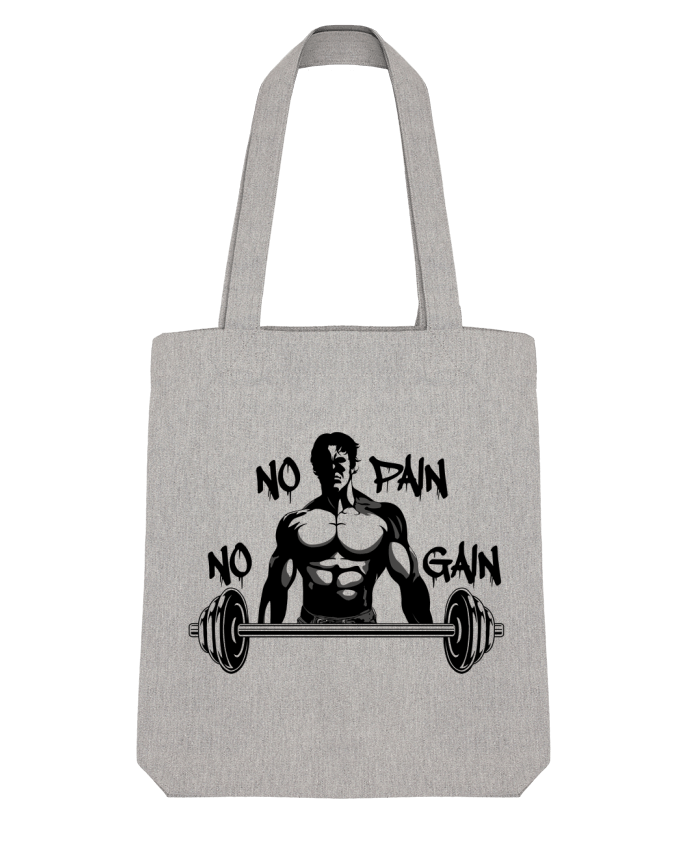 Tote Bag Stanley Stella GYM NO PAIN NO GAIN par Nankurunaisa 