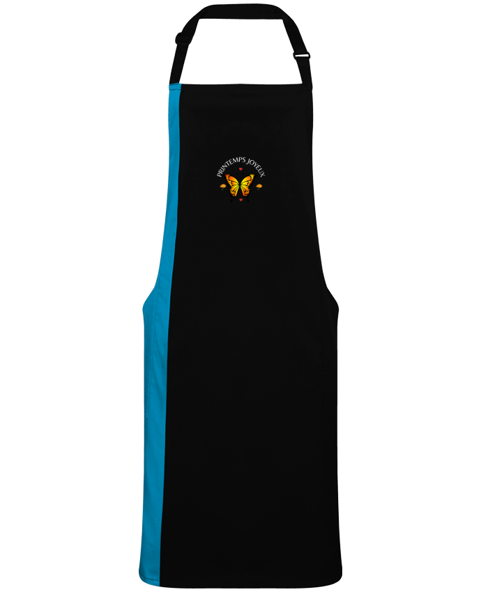 Tablier bicolore PAPILLON par  EliseDesign