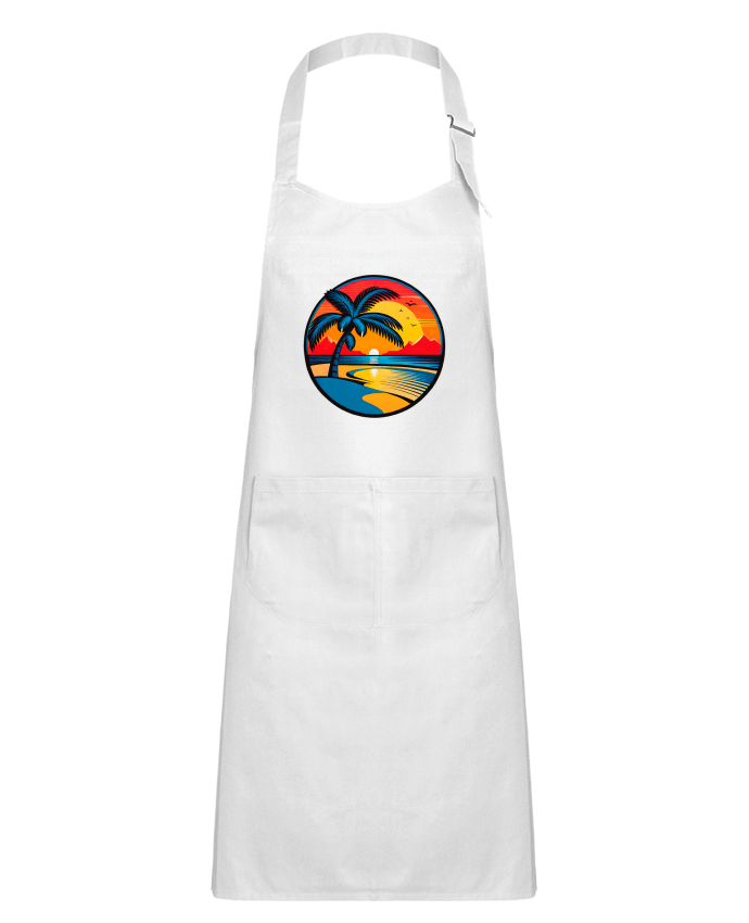 Tablier Enfant plage palmier sable par EliseDesign