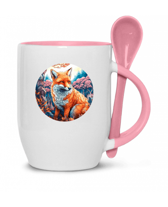  Tasse cuillère loup coloré par EliseDesign