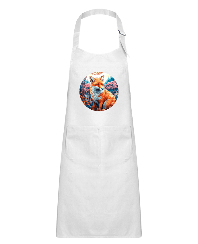 Tablier Enfant loup coloré par EliseDesign