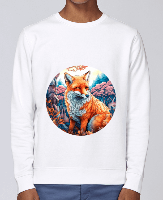 Sweatshirt loup coloré par EliseDesign