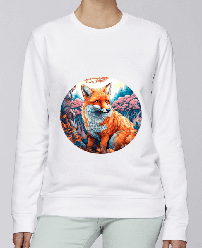 Sweatshirt loup coloré par EliseDesign