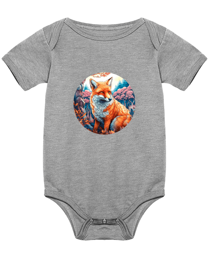 Body bébé loup coloré par EliseDesign