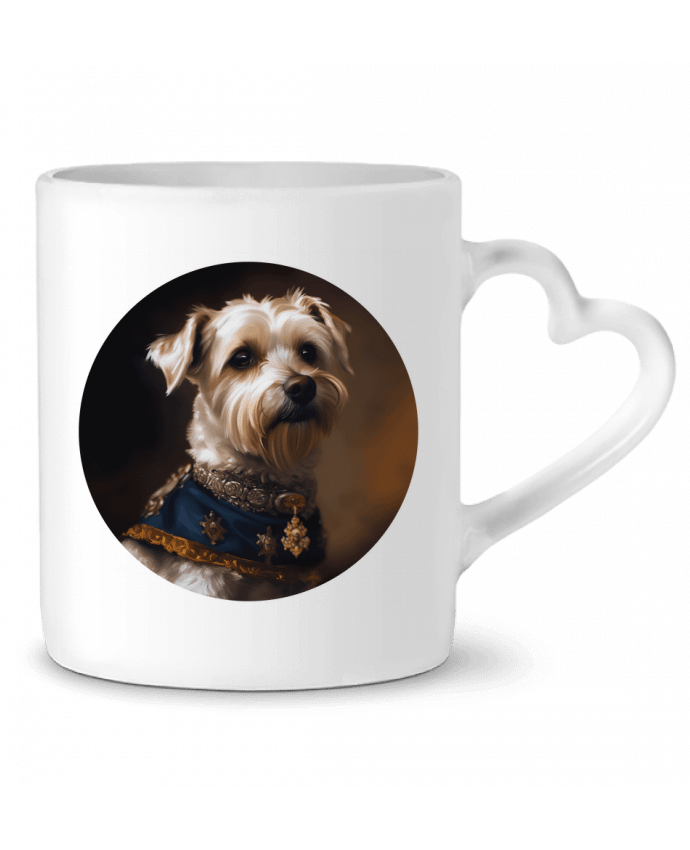 Mug coeur chien médaillé par EliseDesign