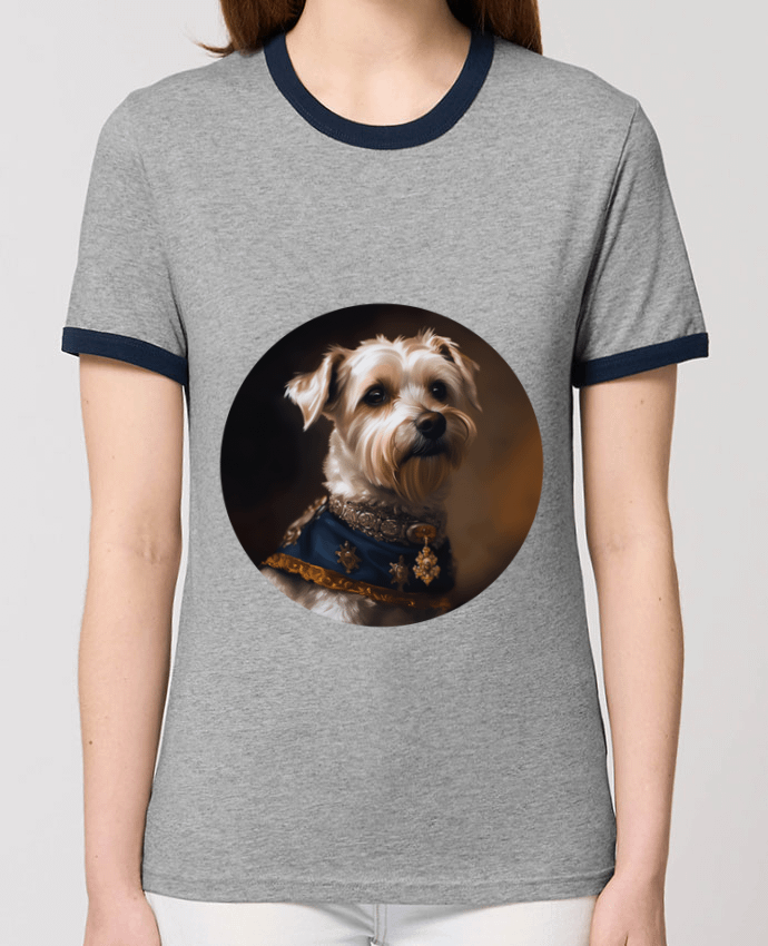 T-shirt chien médaillé par EliseDesign