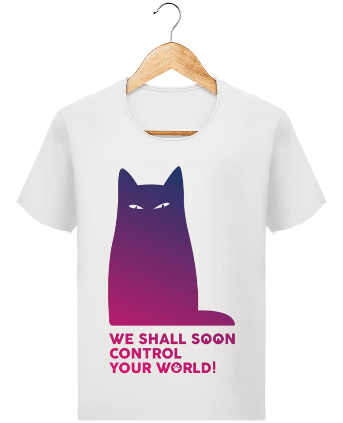  T-shirt Homme vintage We shall soon control your world par Galliotin