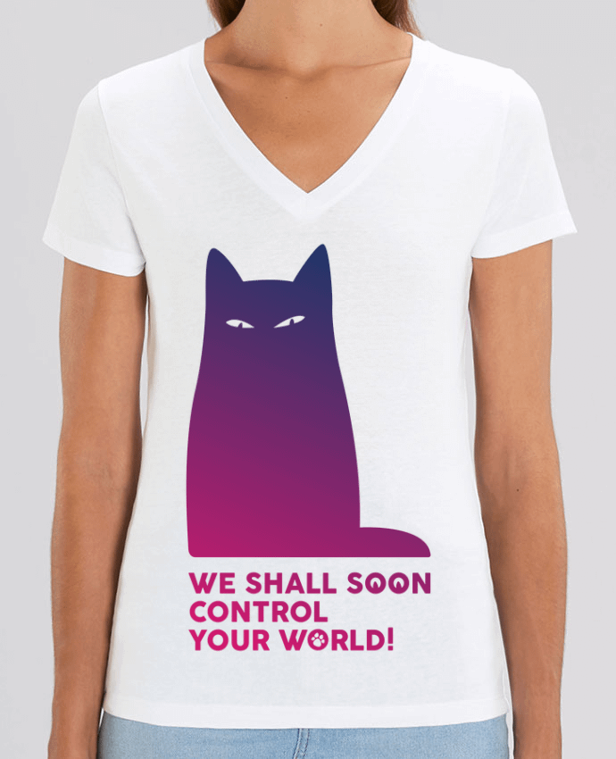 Tee-shirt femme We shall soon control your world Par  Galliotin